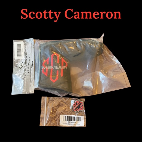 Scotty Cameron 2023 Club Cameron Headcover and Pin - Picture 1 of 5